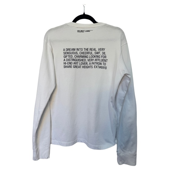 Helmut Lang Long Sleeve Cotton Shirt White - Picture 3 of 12